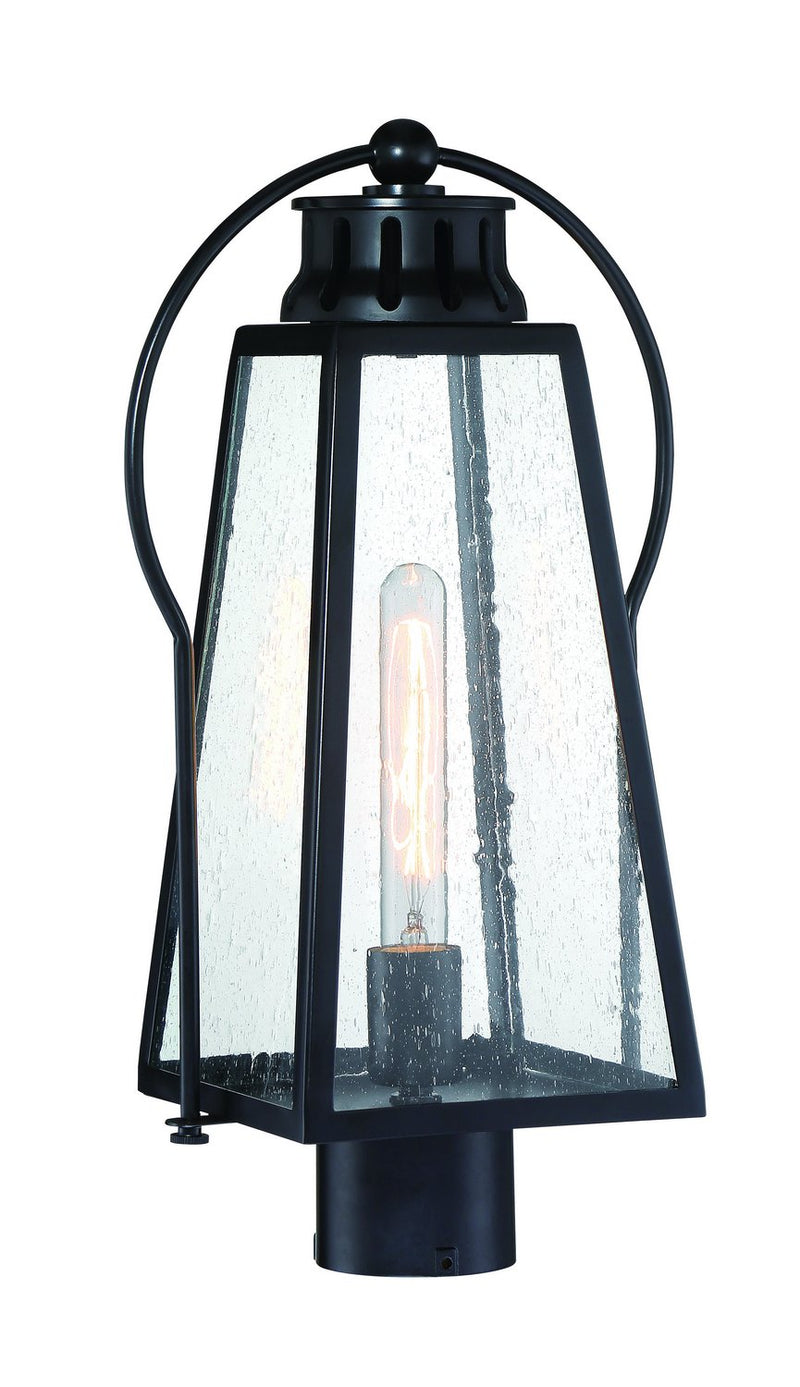 Halder Bridge Outdoor Post Light in Sand Black