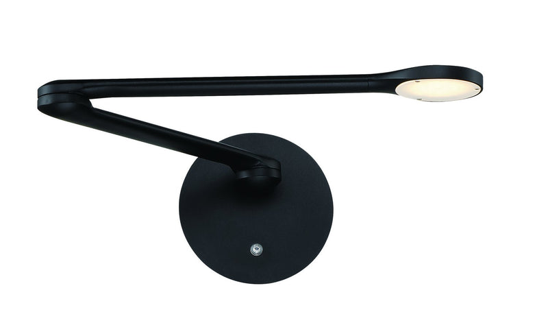 Reflex Swing Arm Wall Lamp in Black