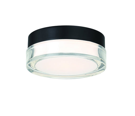Pi 6" Outdoor Flush Mount in Black