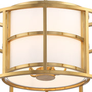 Hulton 5 Light 25" Pendant in Luxe Gold