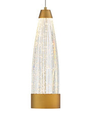 Mystic 2-Light Mini Pendant in Aged Brass