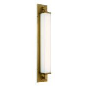 Gatsby Bath Vanity Light in Aged Brass