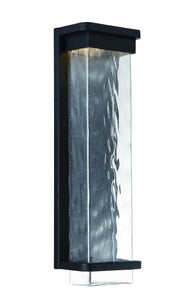 Vitrine 21" Outdoor Wall Sconce in Black