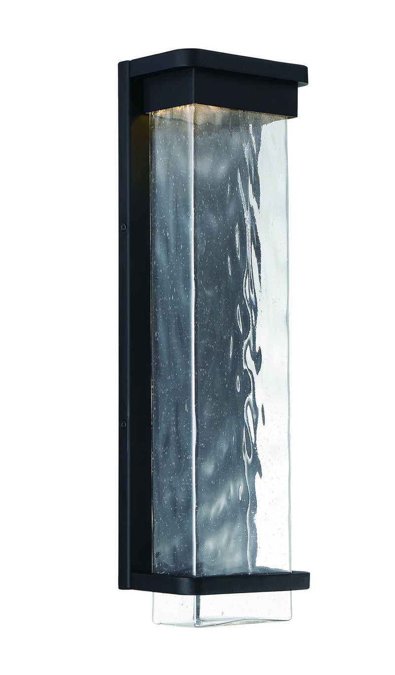 Vitrine 21" Outdoor Wall Sconce in Black