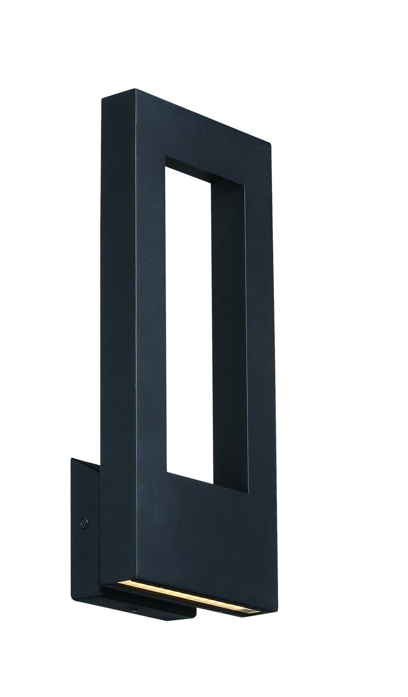 Twilight 3-Light 16" Outdoor Wall Sconce in Black