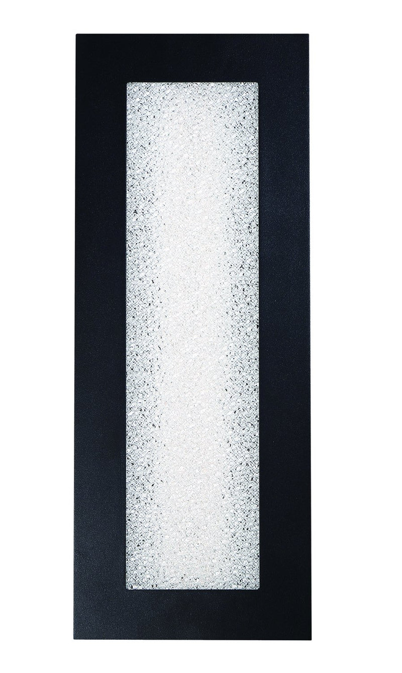Frost Large Outdoor Wall Sconce in Black