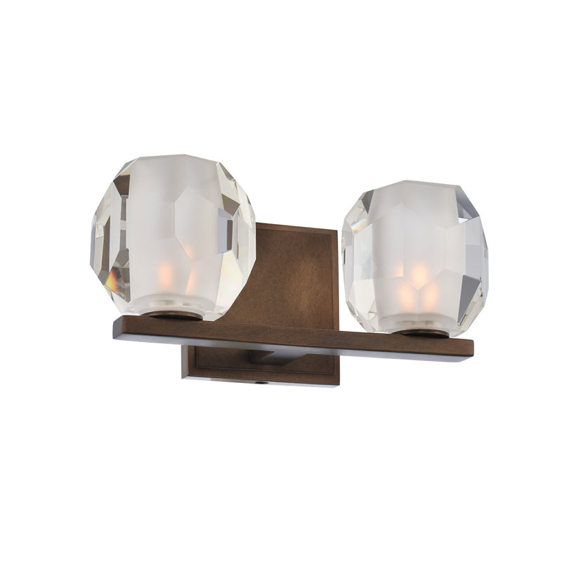 Regent 2-Light Bath Vanity Light in Vintage Bronze
