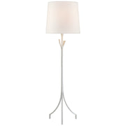 Fliana One Light Floor Lamp in Plaster White