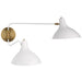 Charlton Two Light Wall Sconce in White
