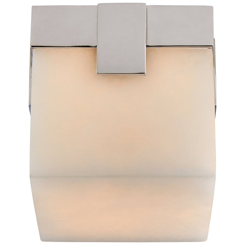 Covet 4.75" Solitaire Flush Mount in Polished Nickel