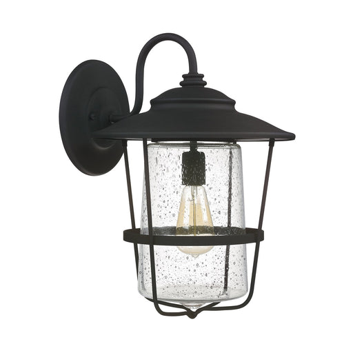 Creekside Large Outdoor Wall Lantern in Black