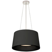 Halo Small 2-Light Pendant in Matte Black