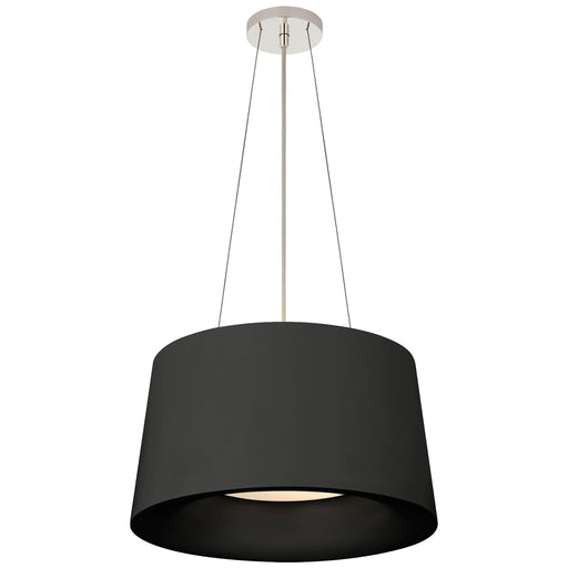 Halo Small 2-Light Pendant in Matte Black