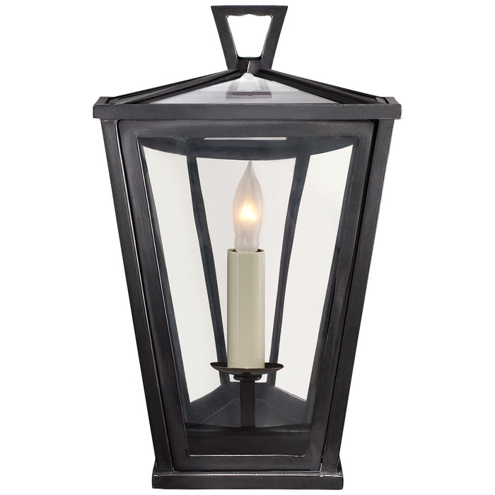 Darlana One Light Wall Lantern in Bronze