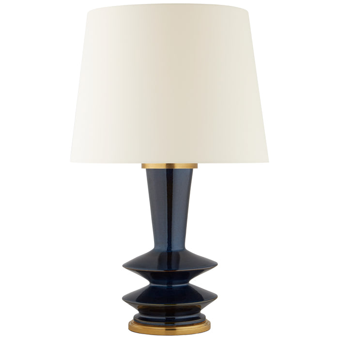 Whittaker One Light Table Lamp in Mixed Blue Brown
