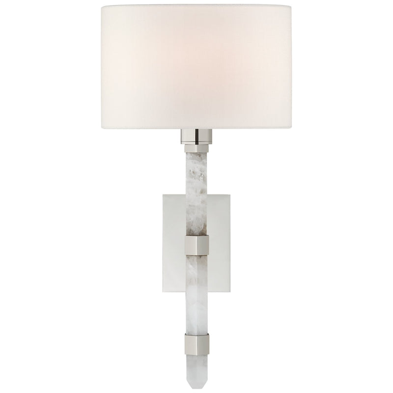 Adaline Small Tail Wall Sconce in Polished Nickel