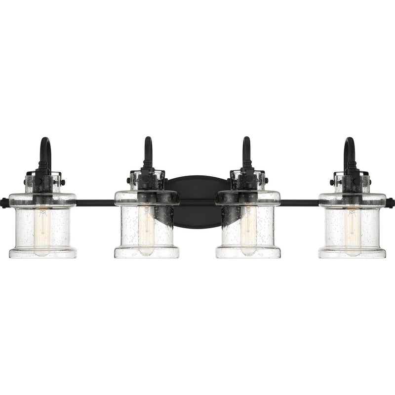 Danbury 4-Light Bath Vanity Light in Earth Black