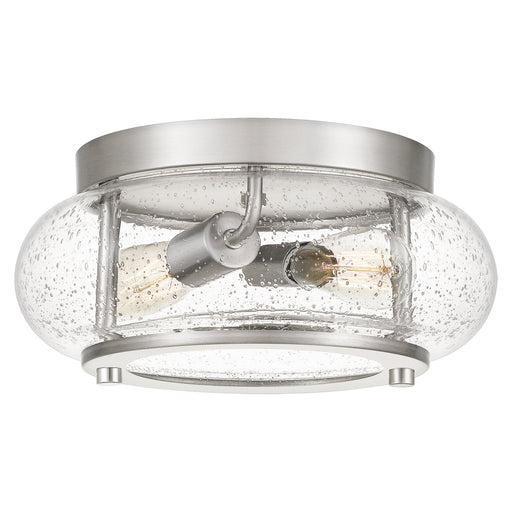 Trilogy 2-Light Flush Mount in Brushed Nickel