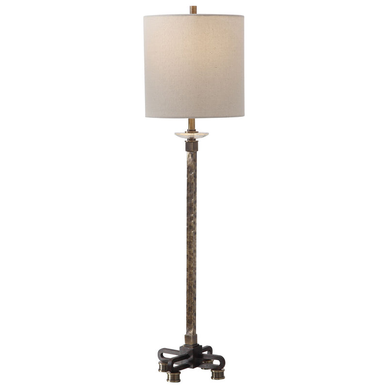 Uttermost's Parnell Industrial Buffet Lamp Designed by Matthew Williams - Lamps Expo