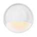 Nuvi Nuvi Round Deck Sconce in Matte White