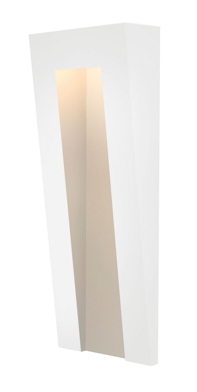 Taper Vertical LED Deck Sconce in Satin White