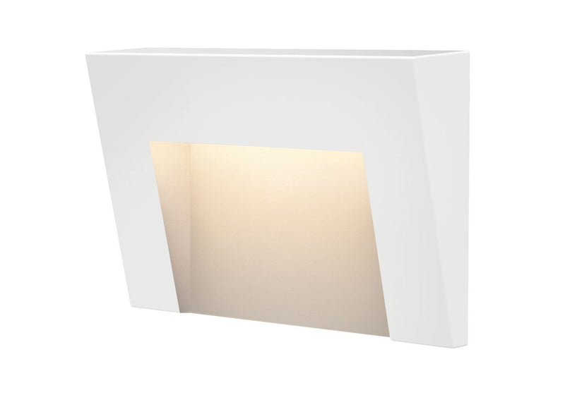 Taper Horizontal LED Deck Sconce in Satin White