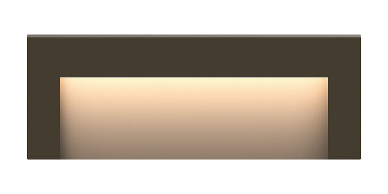 Taper Deck Sconce 12v Wide Horizontal in Bronze