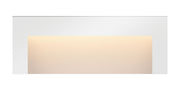 Taper Deck Sconce 12v Wide Horizontal in Satin White