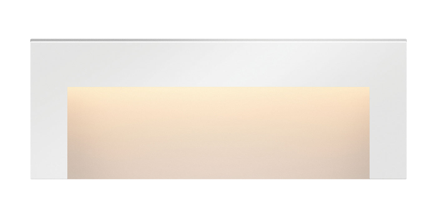 Taper Deck Sconce 12v Wide Horizontal in Satin White
