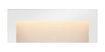 Taper Deck Sconce 12v Wide Horizontal in Satin White