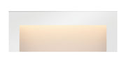 Taper Wide LED Deck Sconce in Satin White