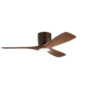Volos 48" Ceiling Fan with Light in Satin Natural Bronze