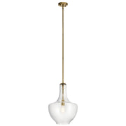 Everly 14" Pendant in Natural Brass