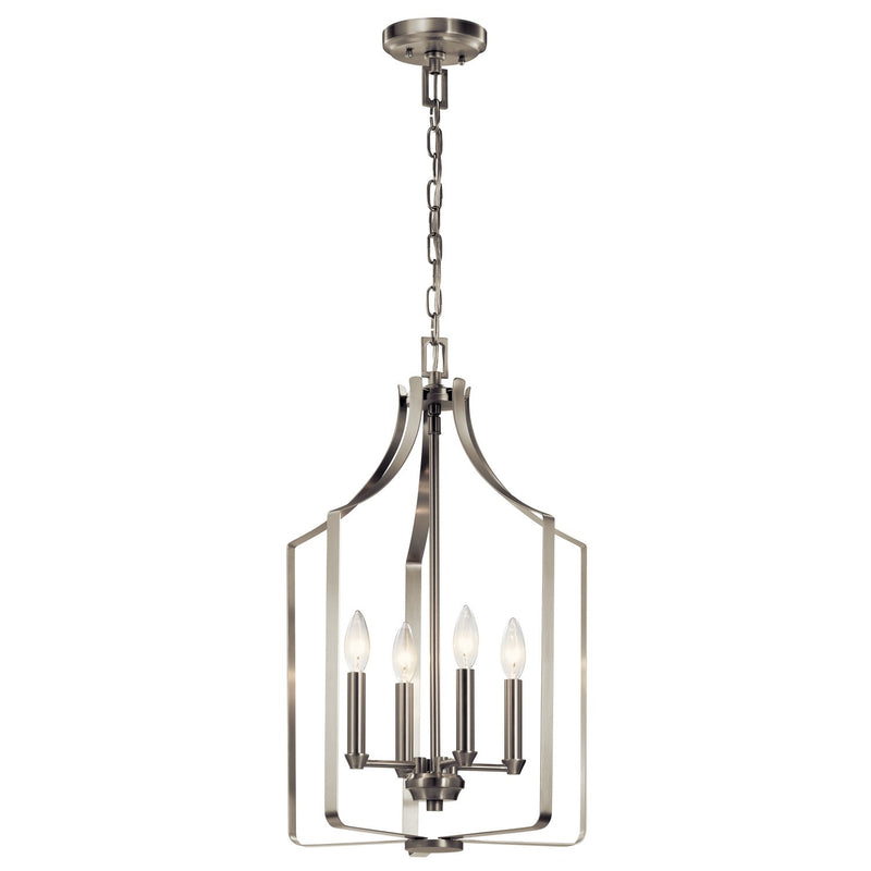 Morrigan 4-Light Mini Chandelier in Brushed Nickel