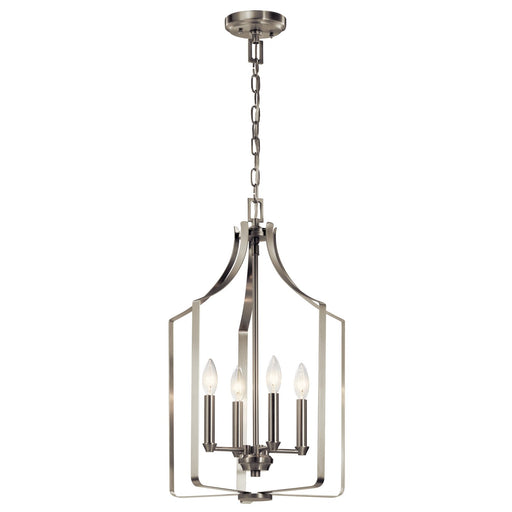 Morrigan 4-Light Mini Chandelier in Brushed Nickel