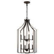 Morrigan 8-Light Foyer Chandelier in Olde Bronze