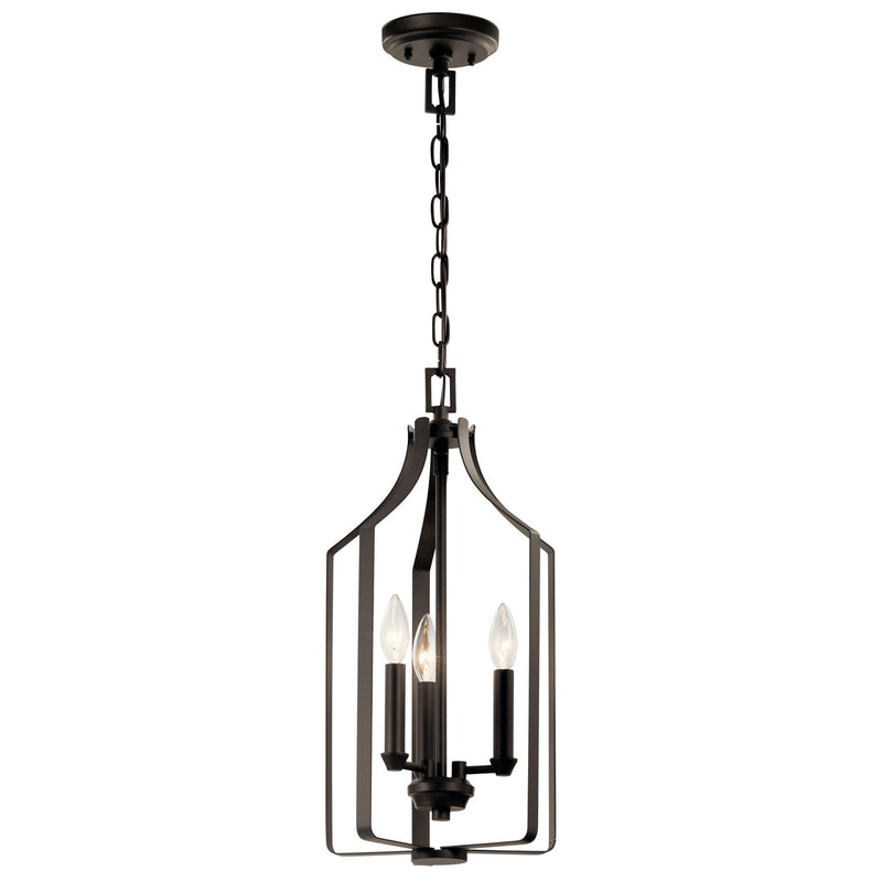 Morrigan 3-Light Chandelier in Olde Bronze