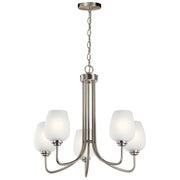 Valserrano 5-Light Chandelier in Brushed Nickel