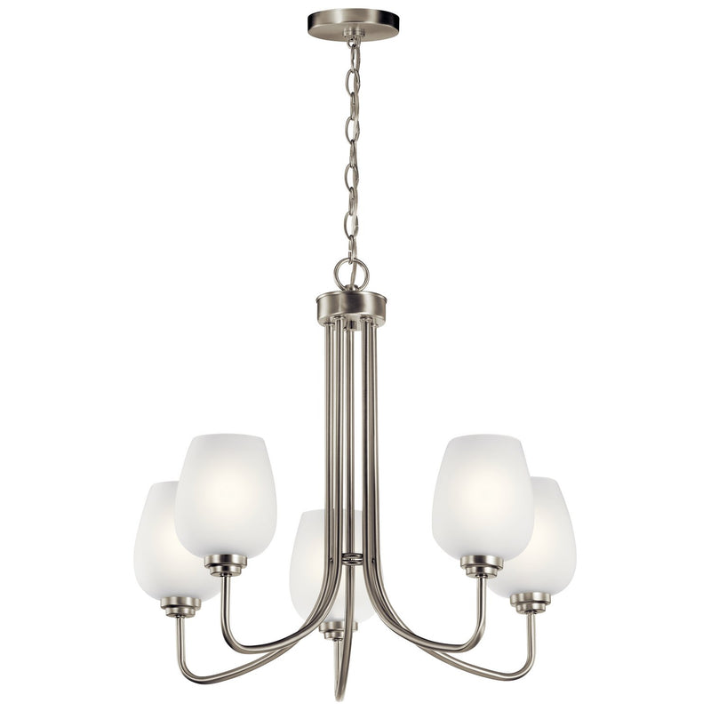 Valserrano 5-Light Chandelier in Brushed Nickel