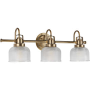 Archie 3-Light Bath Vanity Light in Vintage Brass