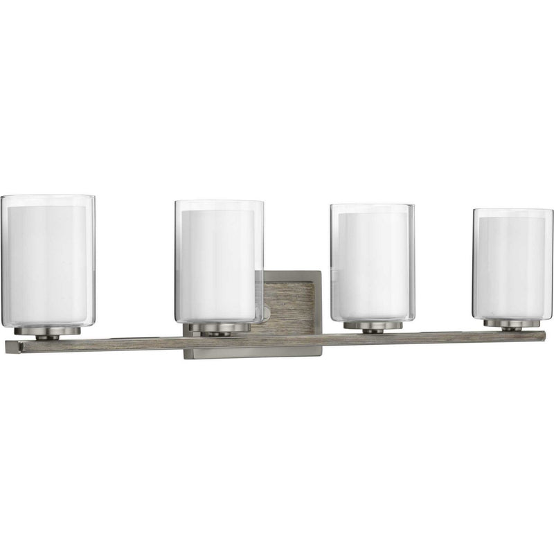 Mast 4-Light Bath Vanity Light in Brushed Nickel