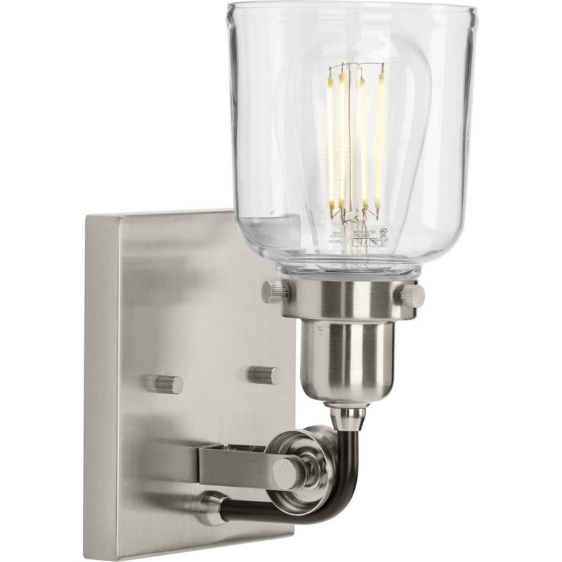 Rushton Bath Sconce in Brushed Nickel