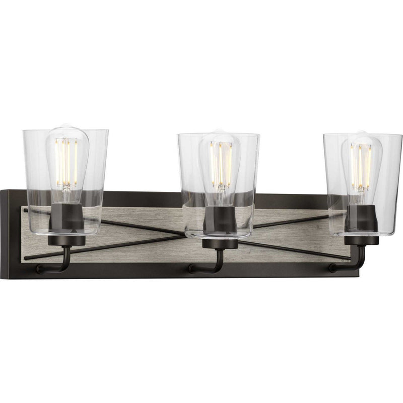 Briarwood 3-Light Bath Vanity Light in Graphite