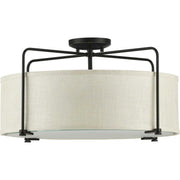 Kempsey 3-Light Convertible Pendant in Antique Bronze
