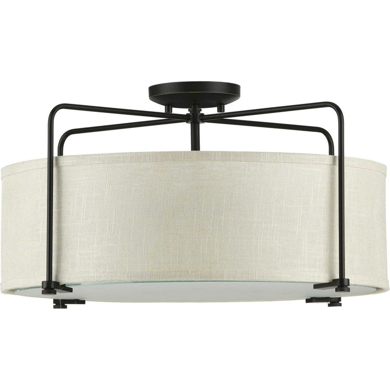 Kempsey 3-Light Convertible Pendant in Antique Bronze