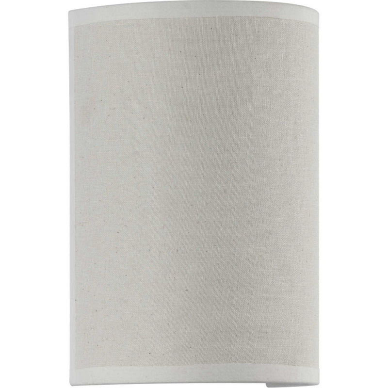 Inspire LED Wall Sconce in Off White Linen