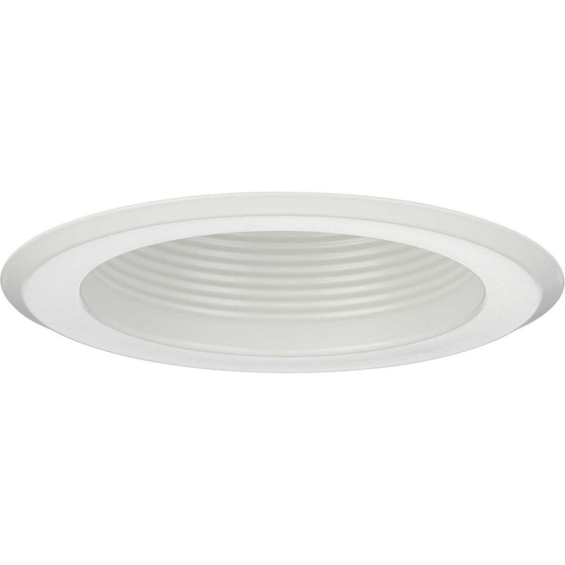 5" Recessed Shallow Baffle Trim in Satin White
