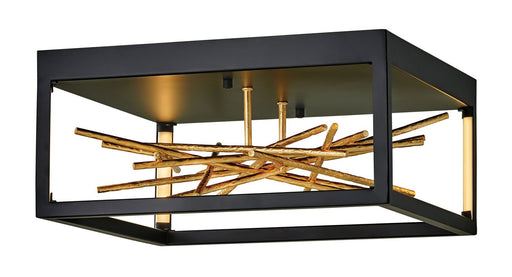 Styx 18" LED Flush Mount in Black