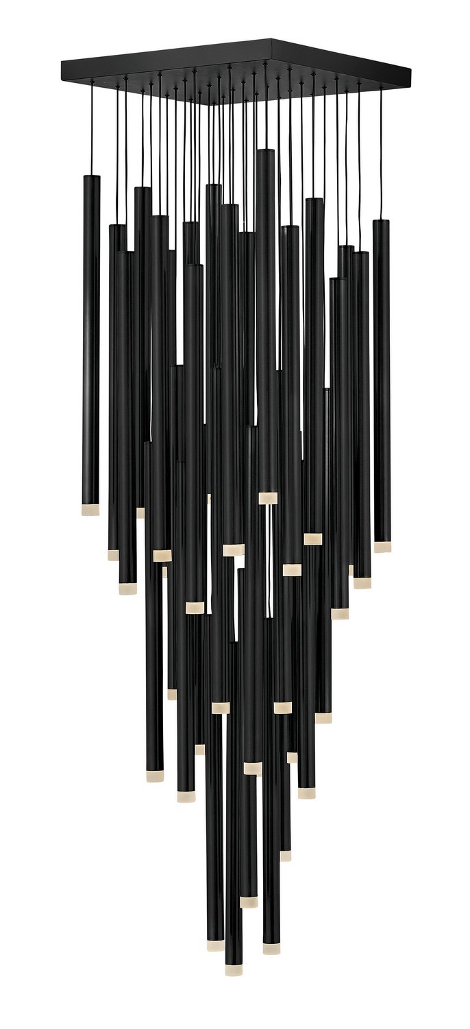 Harmony 36-Light Cluster Pendant in Black