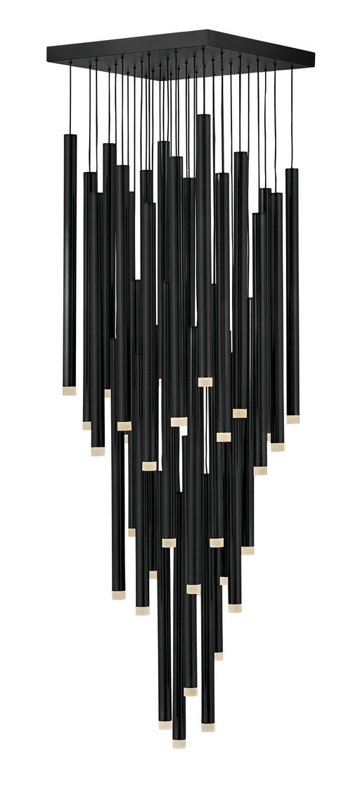 Harmony 36-Light Cluster Pendant in Black